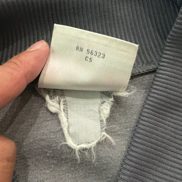 Vintage 80s Nike Swoosh Track Jacket Streetwear Size L Gray Blue - Picture 3 of 8